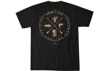 Image of HOWITZER Wilderness S/S Tee - Mens, Black, 2XL, CV7098-BK-2X