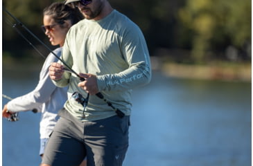 Image of HUK Performance Fishing Airweight Long Sleeve Crew - Mens
