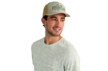 Image of HUK Performance Fishing Drift Printed Short Sleeve Crew - Mens