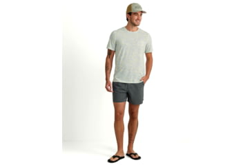 Image of HUK Performance Fishing Drift Printed Short Sleeve Crew - Mens
