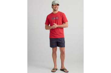 Image of HUK Performance Fishing Huk Americana Fill Short Sleeve T-Shirt - Mens
