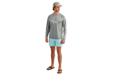 Image of HUK Performance Fishing Pursuit Long Sleeve Crew - Mens