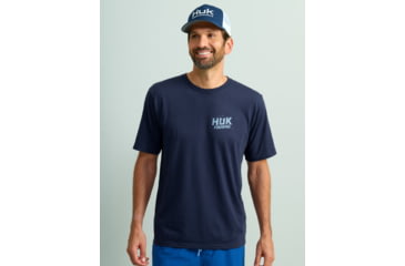 Image of HUK Performance Fishing Livin Lager Tee - Mens, Naval Academy, 3XL, H1000523-413-XXXL