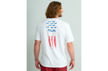 Image of HUK Performance Fishing Lures Tee - Mens, White, 3XL, H1000538-100-XXXL