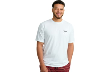 Image of HUK Performance Fishing Marlin Rider Tee - Mens, White, 3XL, H1000535-100-XXXL