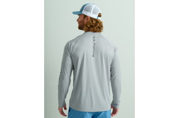 Image of HUK Performance Fishing Pursuit Graphic Crew - Mens, Harbor Mist, Extra Large, H1200630-034-XL