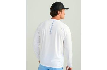 Image of HUK Performance Fishing Pursuit Graphic Crew - Mens, White, 2XL, H1200630-100-XXL