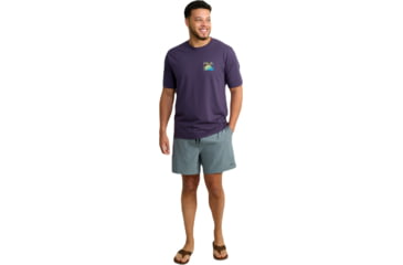 Image of HUK Performance Fishing Sunsirse Stripe Tee - Mens, Mysterioso, 2XL, H1000516-508-XXL