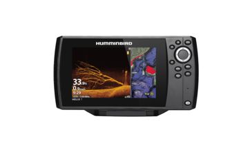 Image of Humminbird 7 CHIRP MEGA DI Fishfinder/GPS Combo G3N w/Transom Mount Transducer HELIX 73581