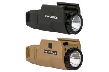Image of InForce APL Compact, LED, 200 Lumens w/ MIL-STD-1913 Rails, Black, Flat Dark Earth