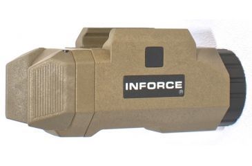 Image of INFORCE Pistol Mounted Light, Constant and Momentary White Light., Flat Dark Earth INF-APL-F-W