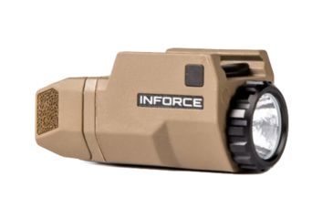 Image of INFORCE APLc Glock Compact Weapon Light, 200 Lumens, 1 x CR2 Battery, Flat Dark Earth, ACG-06-1