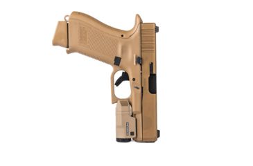 Image of INFORCE APLc Glock Compact Weapon Light, 200 Lumens, 1 x CR2 Battery, Flat Dark Earth, ACG-06-1