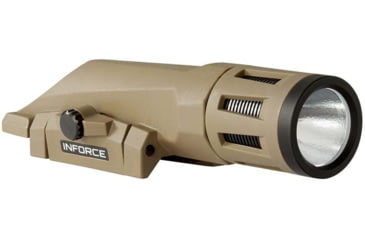 Image of EDEMO INFORCE Multifunction LED Weapon Mounted Light, CR123A, IR/White, 700 Lumens, Flat Dark Earth, IF71005DE, EDEMO4
