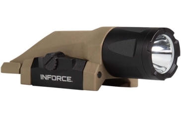 Image of INFORCE WML Gen 3 LED Weapon Light, White/IR LED, 400 Lumens, Flat Dark Earth, IF71013DE