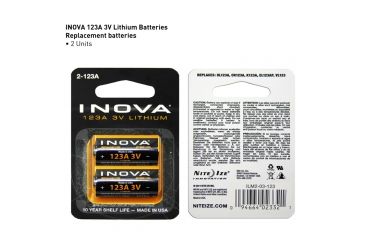 Image of Inova 123A 3V Lithium Battery - 2 Pack ILM2-03-123