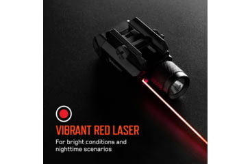 Image of IPROTEC IPRMLT0001 RM600LSR Rail Mount Light Red Laser 600 Lumen