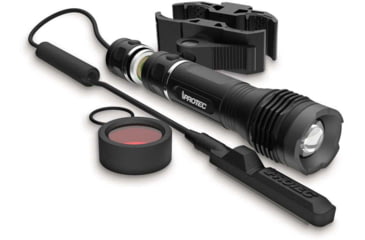 Image of iPROTEC LG400 Lumen Long Gun Light w/ Red Lens, Black, 6652