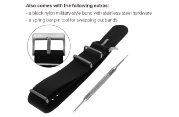 Image of Isobrite Afterburner Series T100 Tritium Watch, Black/Gray, 47mm, ISO3003