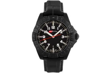 Image of Isobrite Executive Series T100 Tritium Automatic Watch, Black/Black/White, 49mm, ISO712