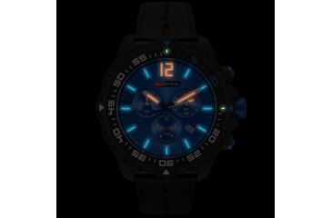 Image of Isobrite Isobrite T100 Blue Dial Chronograph Watch, Blue/Black ISO402