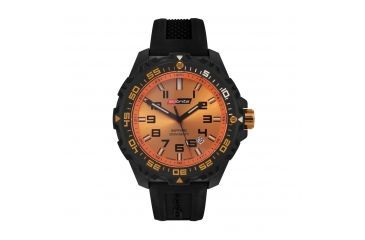 Image of ISOBrite T100 Valor Series Watch, Black, Orange, Small ISO302