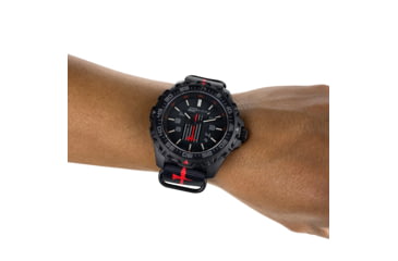 Image of Isobrite Fire Rescue Limited Edition T100 Tritium Watch, Black/Gray, 47mm, ISO3009