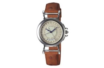 Image of Issey Miyake SILAa003 Insetto Mens Watch - Brown Leather Band, Silver Case