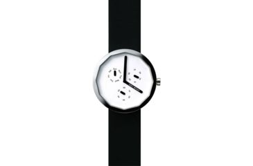 Image of Issey Miyake SILAp007 Twelve Mens Watch / Chronograph - Black Band, Silver Case