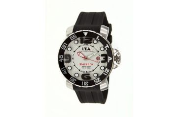 Image of Ita 13.01.04 Corsaro Mens Watch, White Face, Black Band