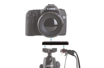 Image of JOBY Gorillapod Focus &amp; Ballhead X Bundle Tripod, Black/Grey JB00158-CEN