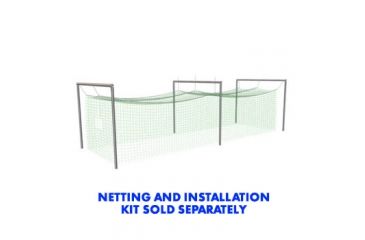 Image of Jugs Sports Batting Cage Frame No. 4 - 39x18 x 14ft high - for No. 119, 191, 381 Netting FRM405