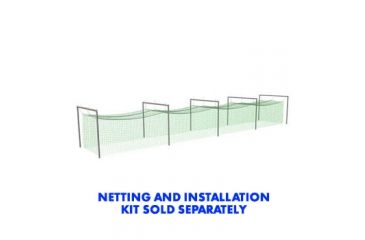 Image of Jugs Sports Batting Cage Frame No. 5 - 74x18 x 16ft high - for No. 191, 381 Netting FRM505