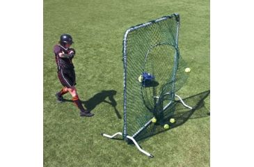 Image of Jugs Sports 6-foot Fixed-Frame Sock Net Sports Screen S2011 