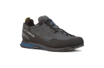 Image of La Sportiva Boulder X Approach Shoes - Mens, Carbon/Opal, 46.5, 838-900618-46.5
