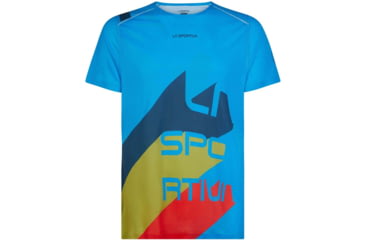 Image of La Sportiva Stream T-Shirt - Mens, Neptune/Opal, Extra Large, P10-619618-XL