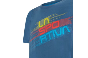 Image of La Sportiva Stripe Evo T-Shirt - Mens, Opal, Medium, H25-618618-M