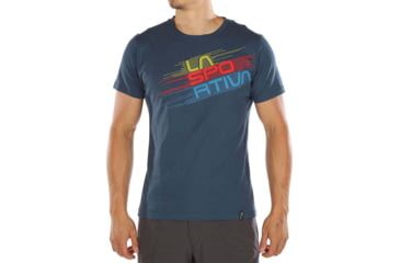 Image of La Sportiva Stripe Evo T-Shirt - Mens, Opal, Medium, H25-618618-M