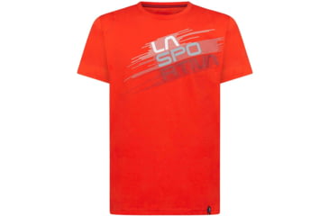 Image of La Sportiva Stripe Evo T-Shirt - Mens, Poppy, Large, H25-311311-L