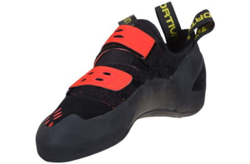 Image of La Sportiva Tarantula Climbing Shoes - Mens, Black/Poppy, 47, Medium, 30J-999311-47