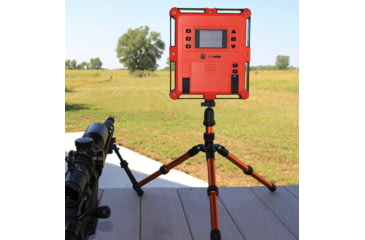 Image of Labradar Bench and Tripod All Purpose Mount, Orange/Black, AP-BMT