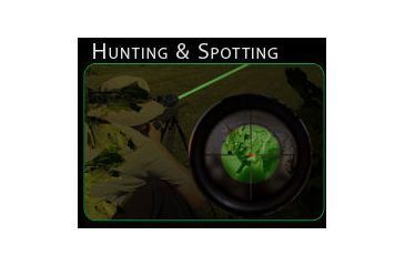 Image of Laser Genetics Laser Designator ND-3 Hunting &amp; Spotting In Use Example