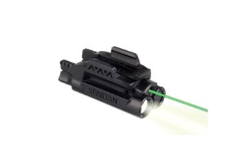 Image of LaserMax Spartan Adjustable Fit LED Weapon Lights, AAA, Green, Black, SPS-C-G
