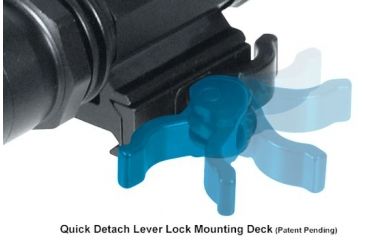 Image of Leapers UTG 400 Lumen 4.3in Combat LED Weapon Light,Black w/Integral Mount LT-EL202R-A