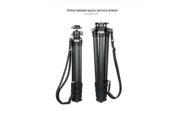 Image of Leofoto Push Button Quick Detach Modular Tripod Strap - Strap-32LM, Black, Strap-32LM