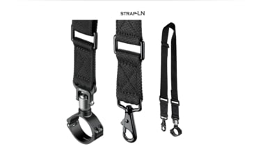 Image of Leofoto 36LN Push Button Quick Detach Modular Tripod Strap, Black, Strap-36LN