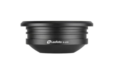 Image of Leofoto Gitzo 5 Series and LM/N-4 Series BA-100 100mm Half-Bowl Video Head Adapter, Black, BA-100