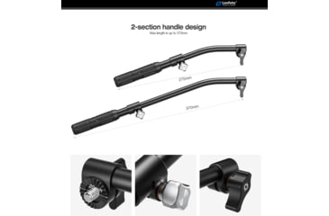 Image of Leofoto HD-02 Handle for BV-1/1R, BV-5 Fluid Heads, Black, HD-02
