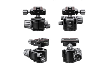 Image of Leofoto LH-40 Series Low Profile Ball Head &amp; QR Plate, Arca, Black, LH-40