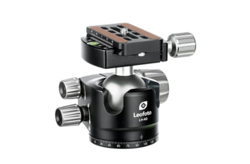 Image of Leofoto LH-40 Series Low Profile Ball Head &amp; QR Plate, Arca, Black, LH-40
